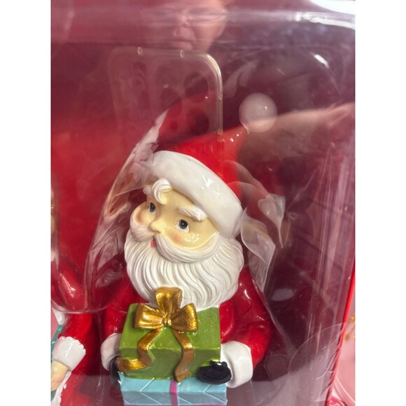Martha Stewart Santa Mr & Mrs Claus Shelf Sitters Christmas Decor - Picture 4 of 6